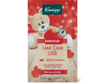 Kneipp Hab dich Lieb Badekristalle Himbeere & Preiselbeere 60g