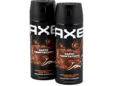 Axe Deo Bodyspray Dark Temptation 48h, 0% Aluminiumsalze 2x150ml