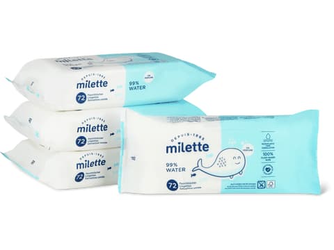 Salviettine umidificate al 99% Water 0% profumo