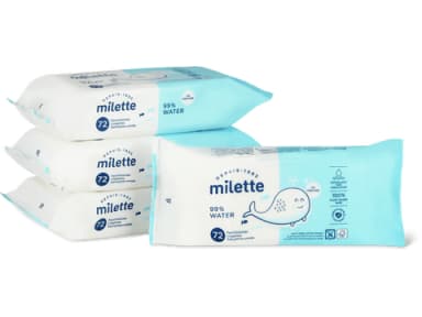 99% water wet wipes