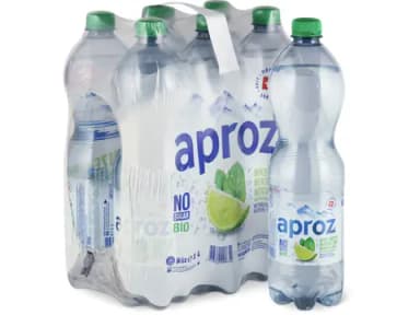 Lime and mint flavored water