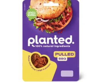 Planted Vegane Alternative zu Geschnetzeltem pulled BBQ 180g