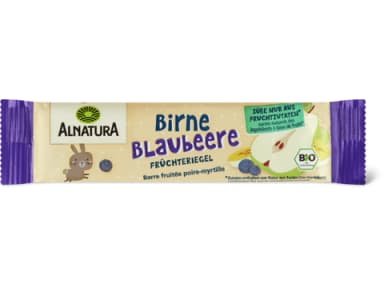 Alnatura Fruit bar Organic, pear-blueberry 23g