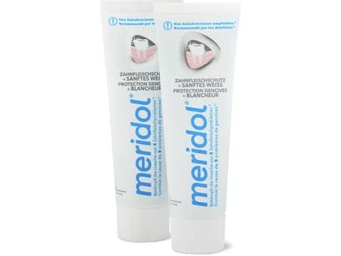 Meridol Dentifricio sbiancante delicato 2x75ml