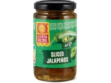 Jalapeños in Scheiben mittelscharf