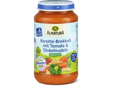 Alnatura Karotte, Brokkoli mit Tomate & Dinkelnudeln Brei 220g