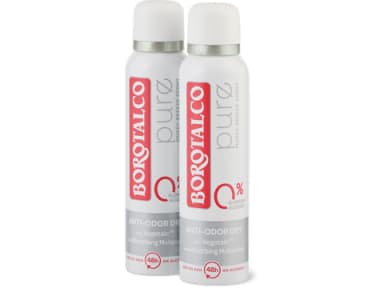 Borotalco Déodorant spray Pure 2x150ml