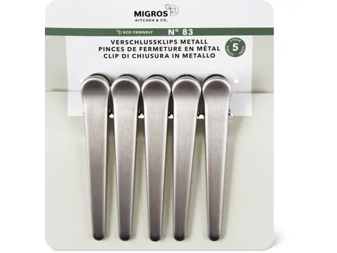 Metal sealing clips