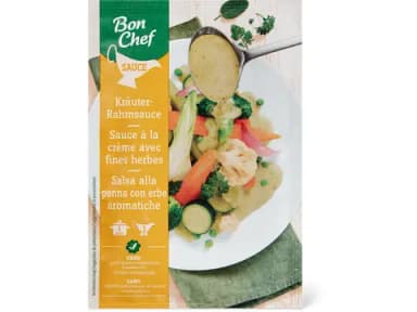 Vegetarian herb cream sauce