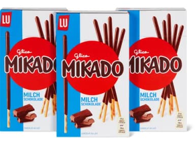 Mikado chocolat au lait 3x75g