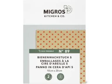 Beeswax wraps, size S