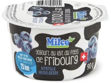 Gruyère milk blueberry yogurt