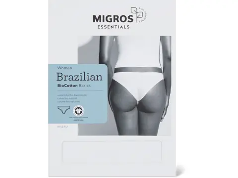 Women's organic-cotton Brazilian briefs