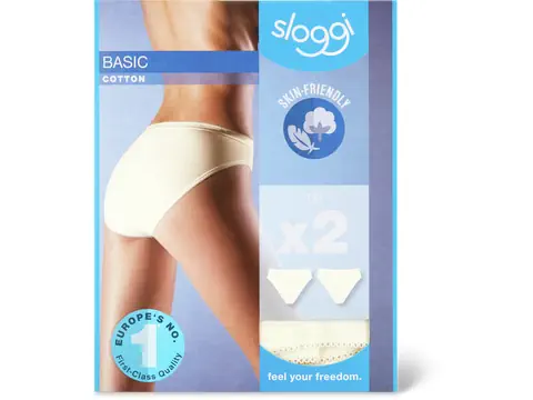 Sloggi Women's Tai Brief Basic Cotton pack of 2