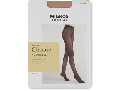 Damen Strumpfhosen Crêpe 40 Den
