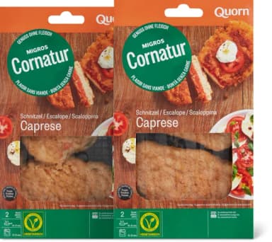 Quorn Schnitzel Caprese, vegetarisch