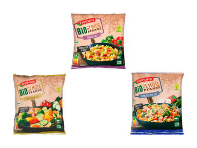 Poêlée de légumes assaisonnés bio · 600 g