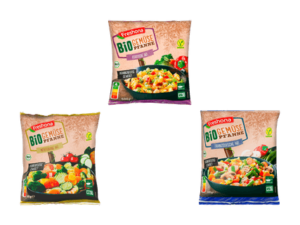 Poêlée de légumes assaisonnés bio · 600 g
