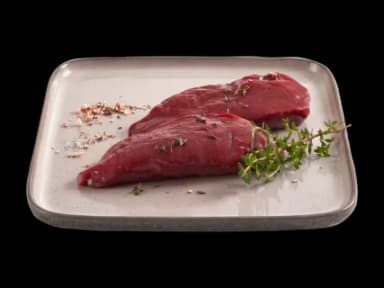 Rothirschschnitzel · 2 x 100 g