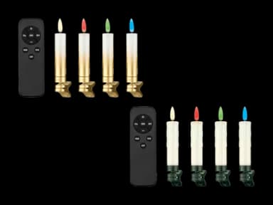 Candele a LED wireless per l’albero di Natale
