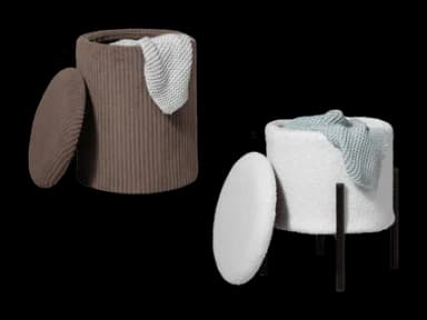 Pouf avec rangement