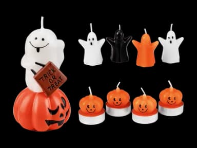 Halloween-Kerzen-Sortiment