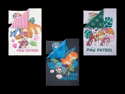 PAW PATROL Coordinato letto reversibile, 2 pezzi
