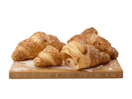 Croissant con prosciutto e formaggio