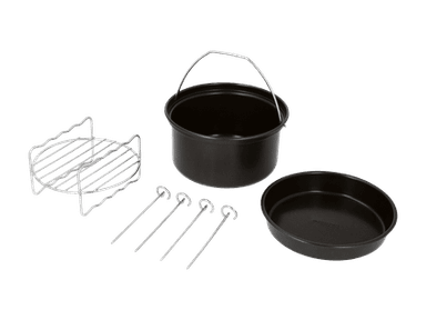 Set d’accessoires pour friteuses à chaleur tournante, 7 pièces