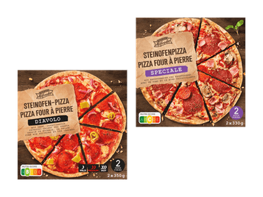 Pizza cuite au four à pierre Speciale/Diavolo