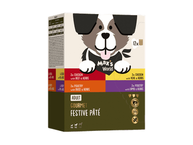 Aliments pour chien Pâté festif · 12 x 100 g
