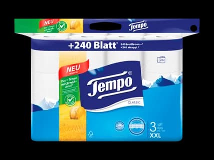 Tempo Carta igienica Classic 3 veli 24 rotoli