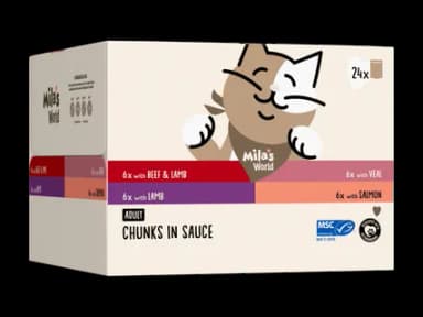 Katzennahrung Häppchen in Sauce · 24 x 85 g
