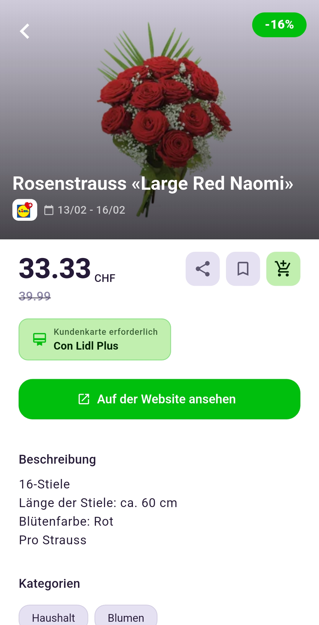 Lidl Large Red Naomi Rosen Angebot in der Rappn App